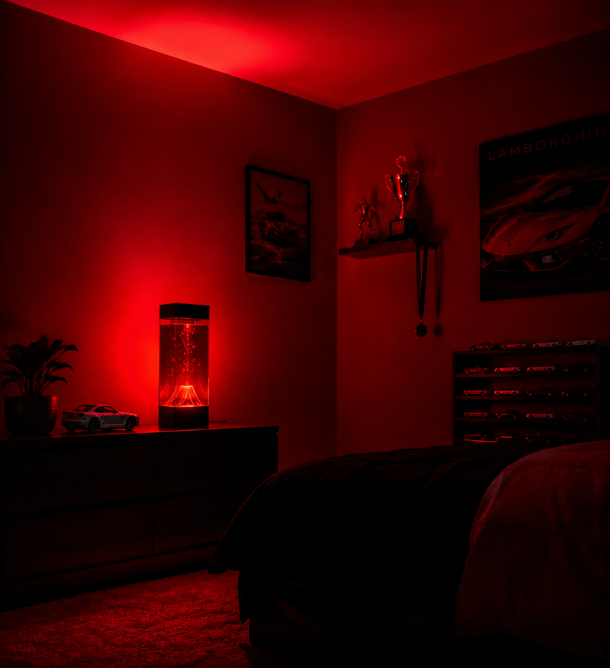 AuraFlow™ Volcano Lava Lamp